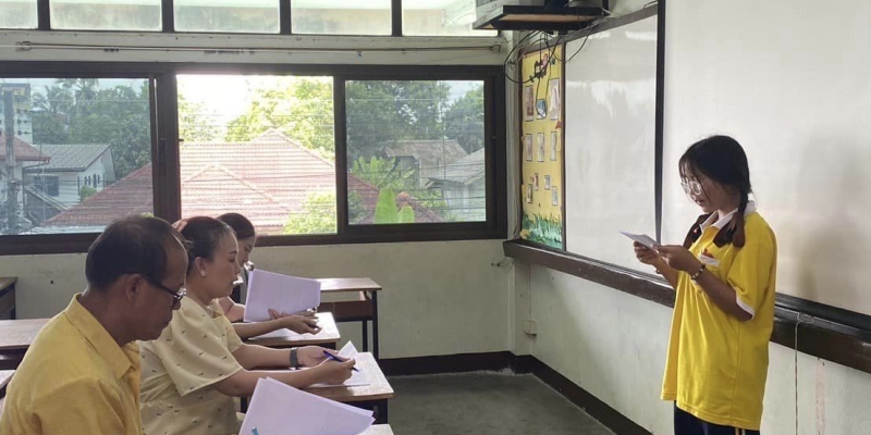 กิจกรรมทักษะภาษาไทย โรงเรียนหอพระ