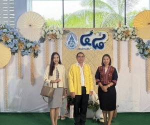 รร.หอพระ ร่วมงานวันคล้ายวันสถาปนา รร.บ้านกาดวิทยาคม